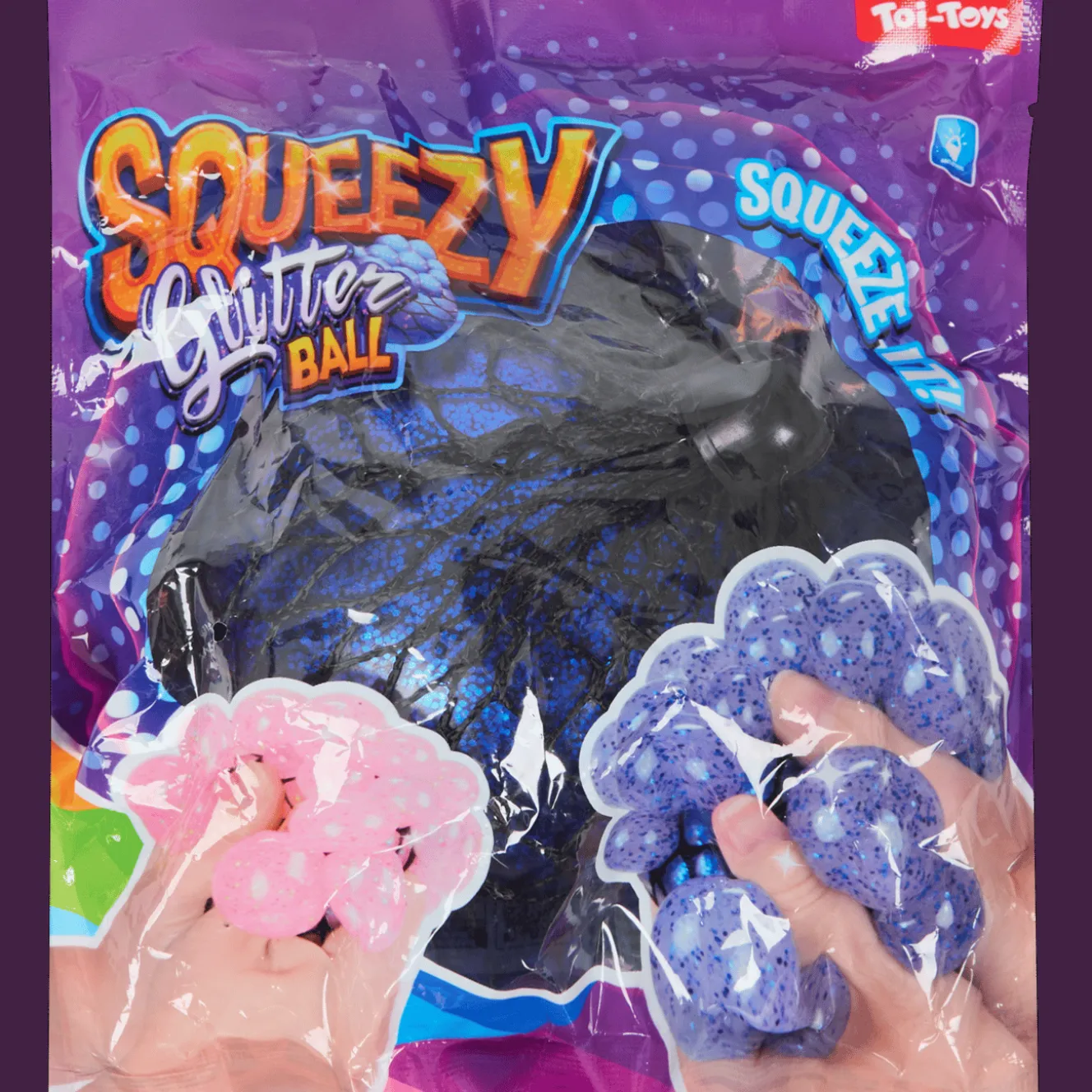 Action Spiele<Anti-Stress-Ball mit Glitzer