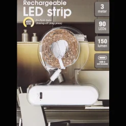 Action Beleuchtung<Aufladbarer LED-Streifen