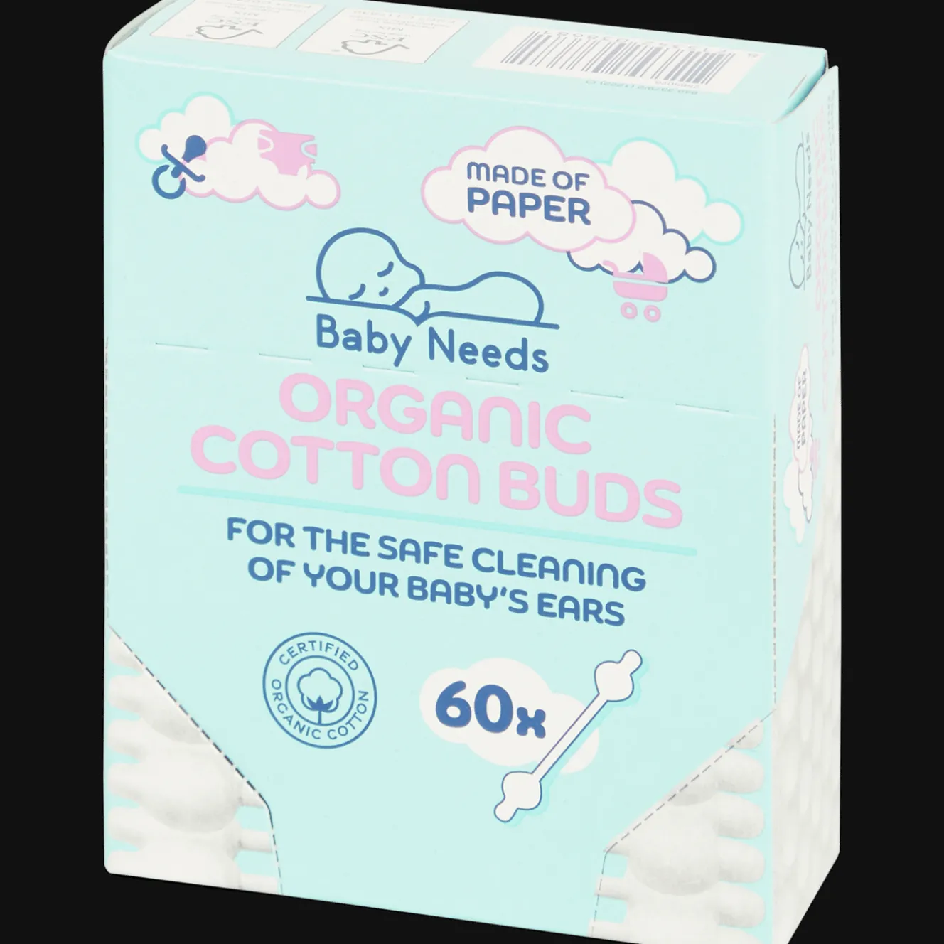 Action Babypflege<Baby Needs Wattestäbchen