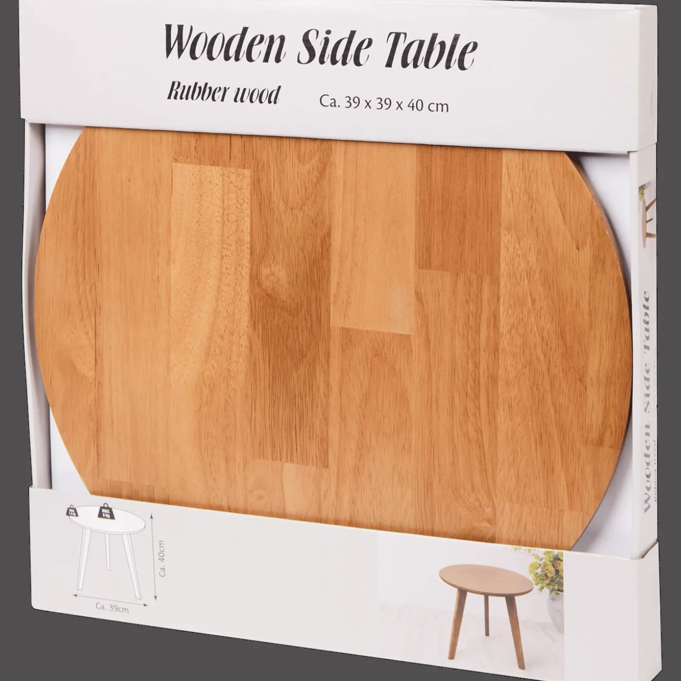 Action Wohnaccessoires<Beistelltisch aus Holz