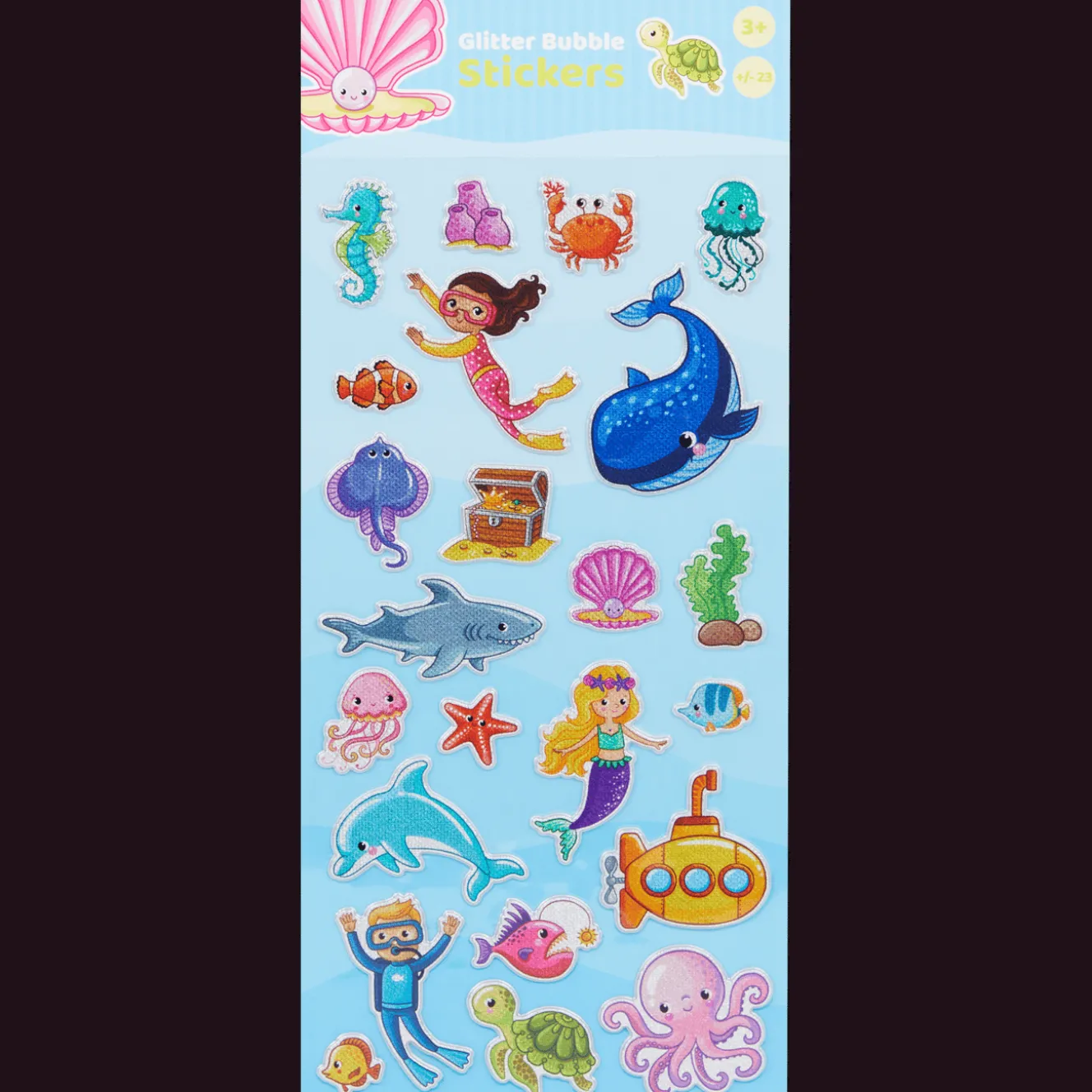 Action Basteln<Craft Universe Glitter Bubble Sticker