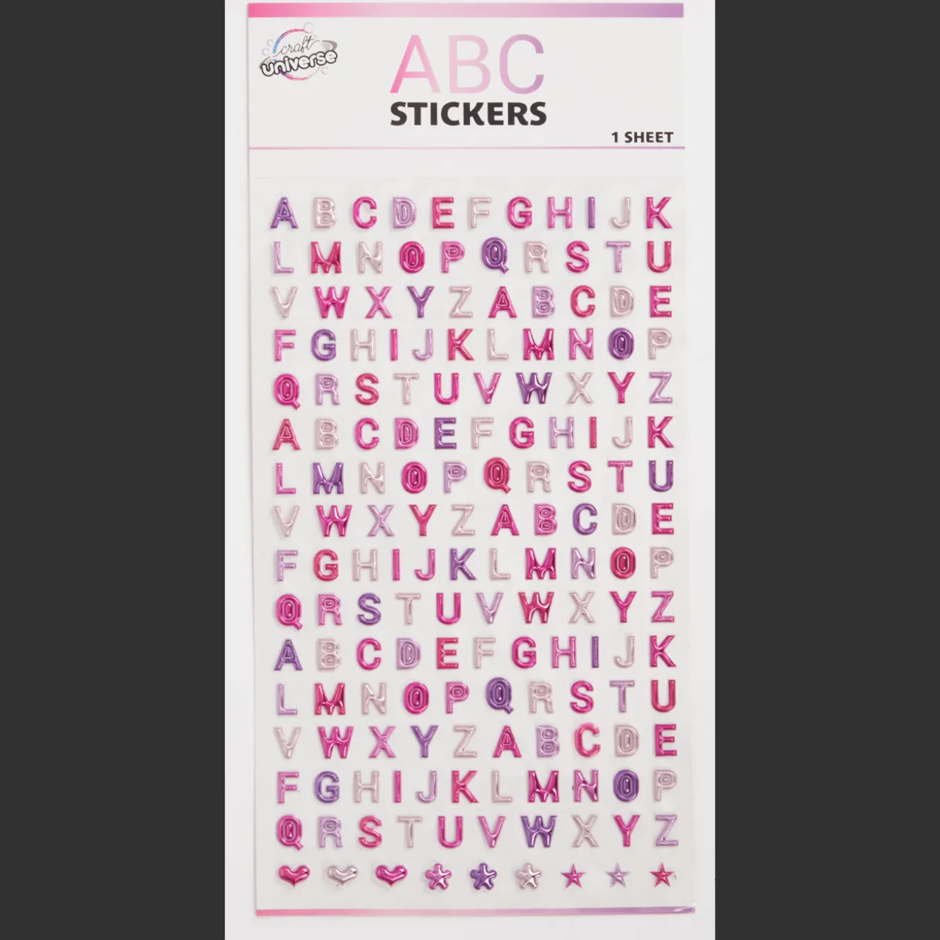 Action Basteln<Craft Universe Mini-Buchstabensticker