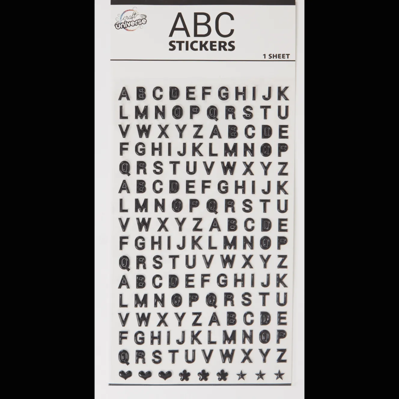 Action Basteln<Craft Universe Mini-Buchstabensticker