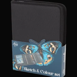 Action Ausmalen & Zeichnen<Creative Artist Skizzenblock und Malset im Etui