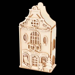 Action Basteln<DécoTime Winterhäuschen zum Selberbauen