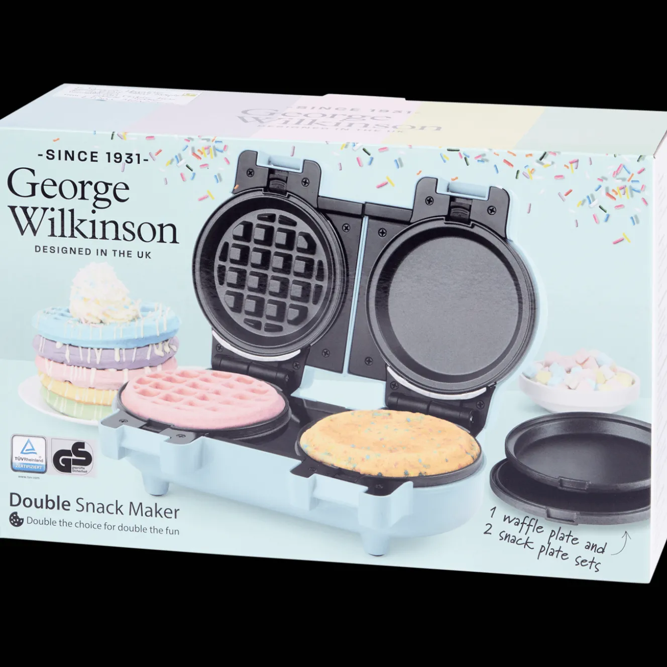 Action Küchengeräte<George Wilkinson Doppel-Snackmaker