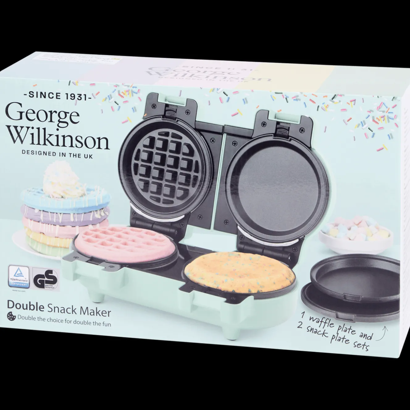 Action Küchengeräte<George Wilkinson Doppel-Snackmaker