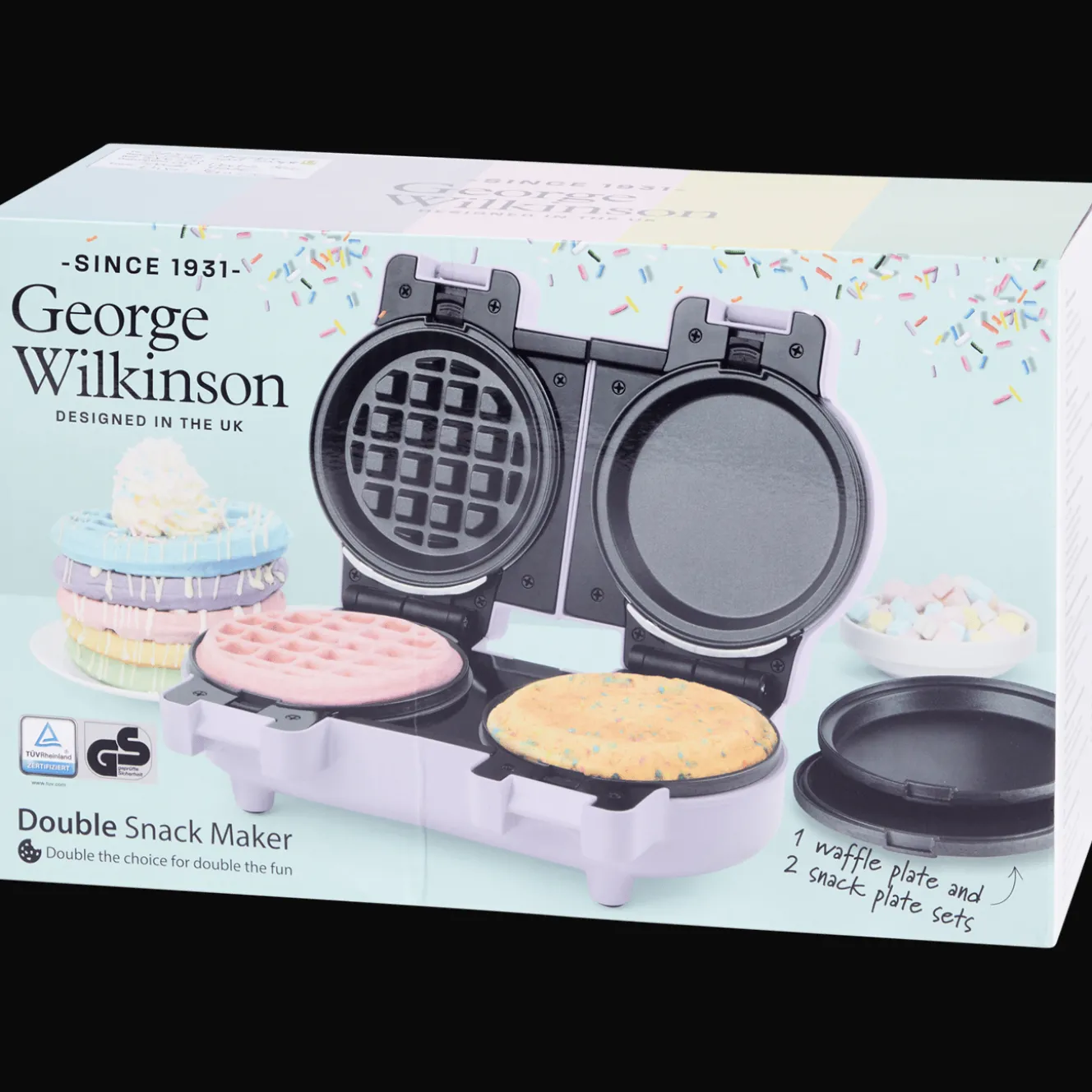Action Küchengeräte<George Wilkinson Doppel-Snackmaker