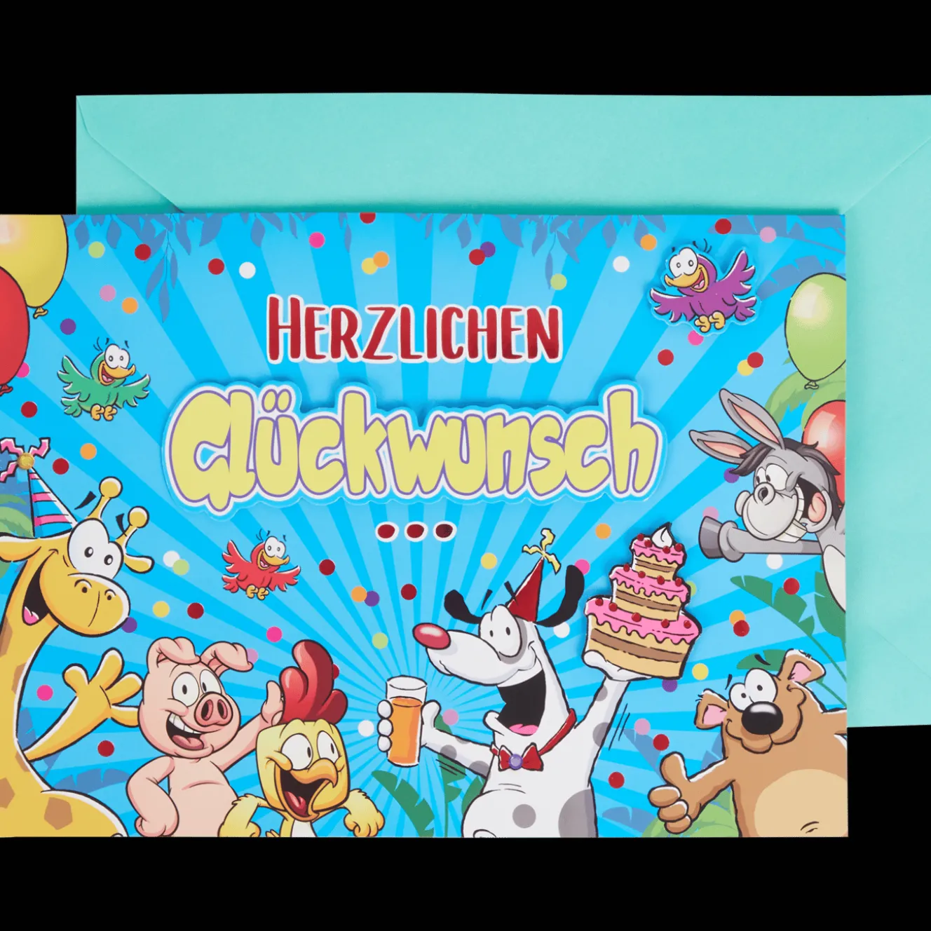 Action Karten<Glückwunschkarte XL