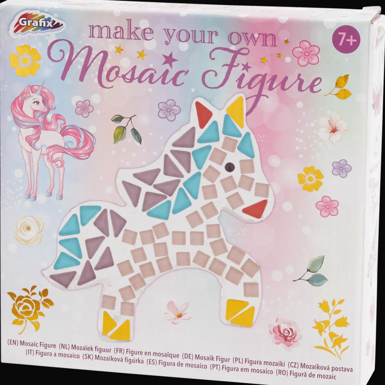 Action Basteln<Grafix DIY-Mosaikfigur zum Selberbasteln