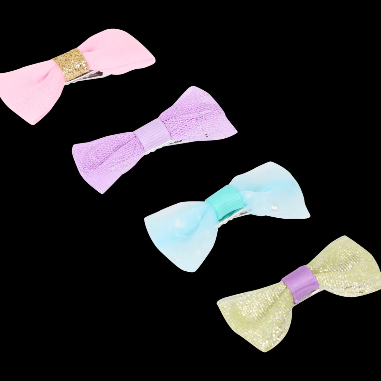Action Haar-Accessoires<Haarclips mit Schleifchen