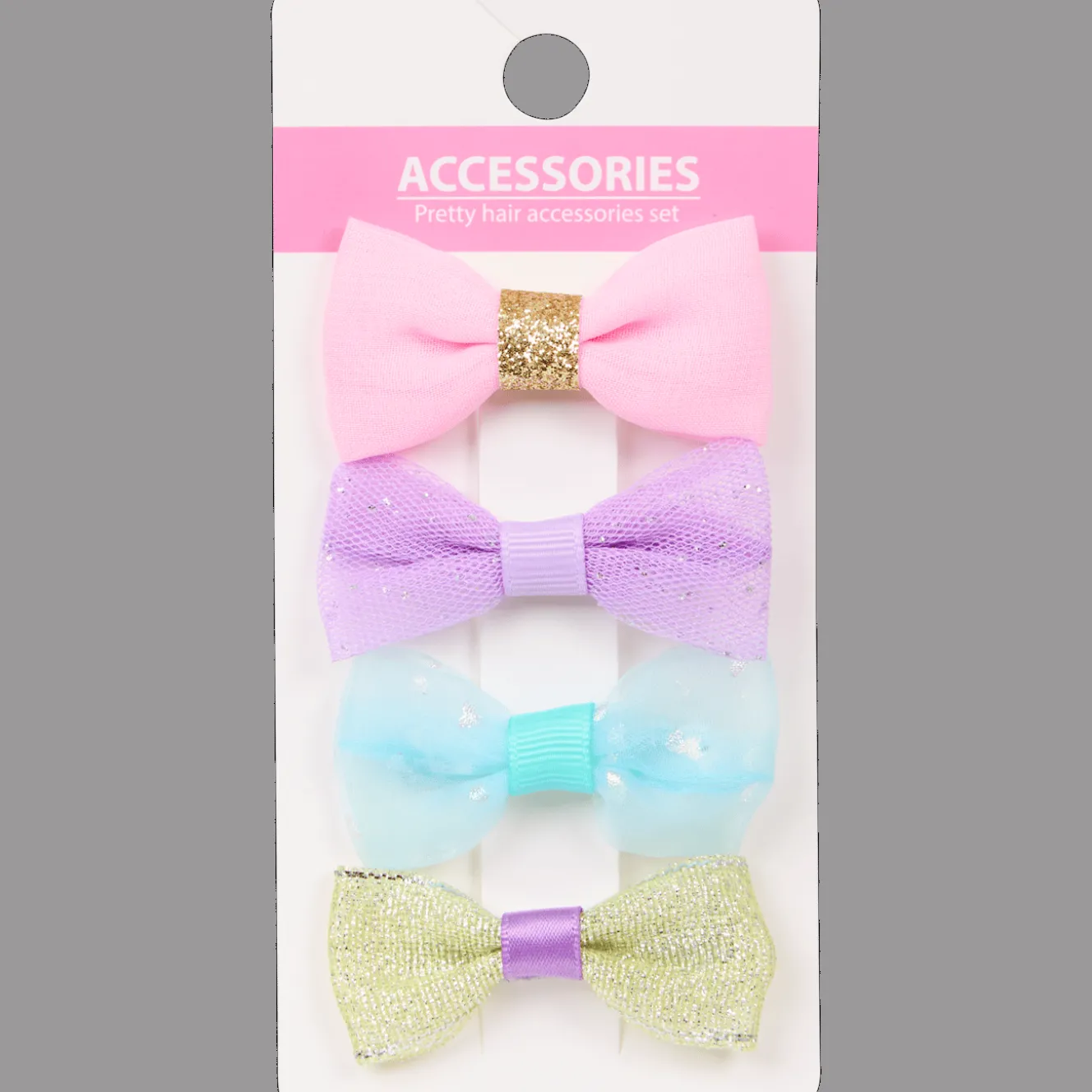 Action Haar-Accessoires<Haarclips mit Schleifchen