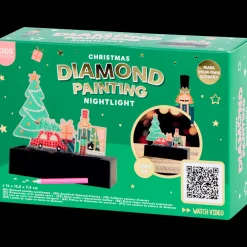 Action Basteln<Kids Kingdom Diamond Painting Weihnachtslampe
