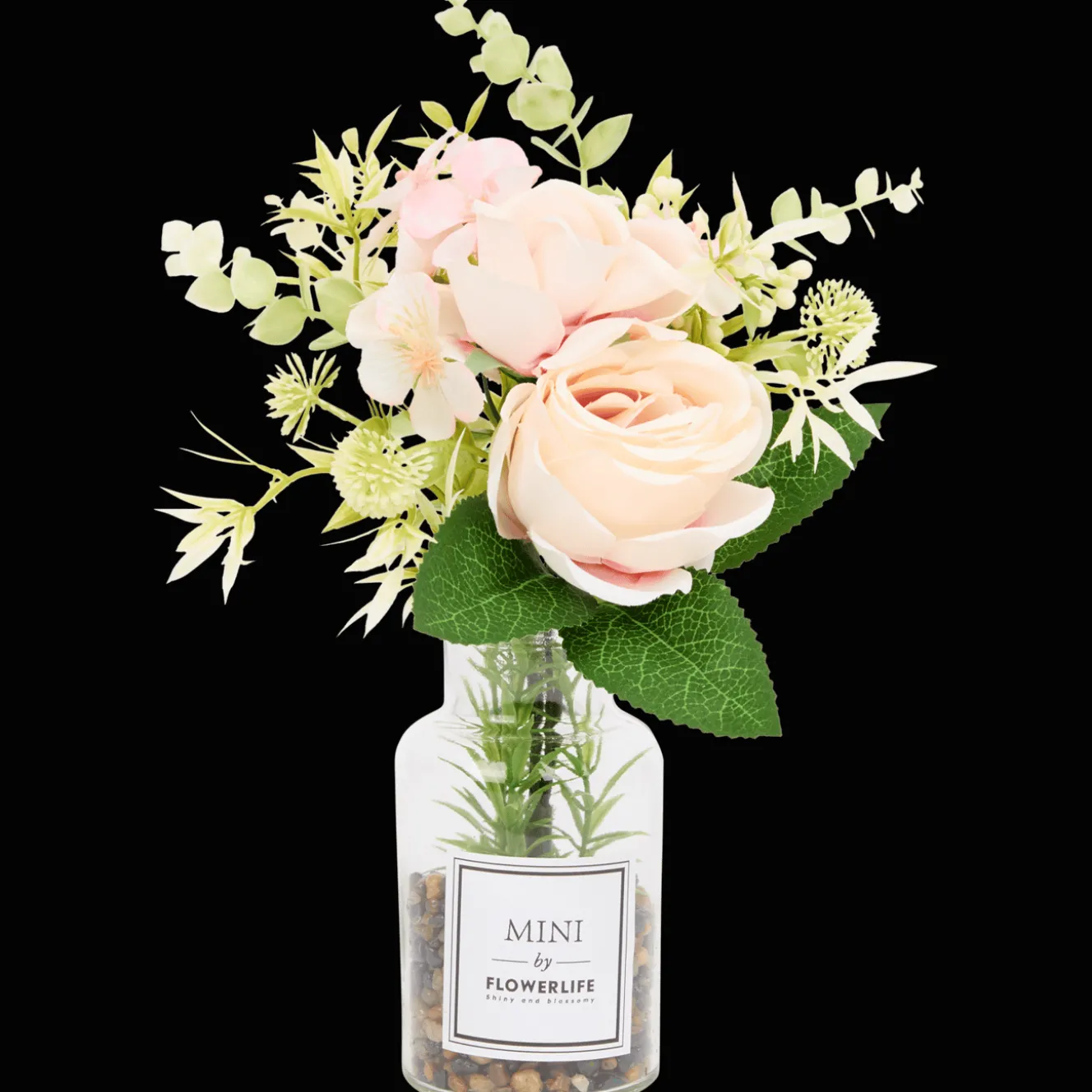 Action Kunstpflanzen & -Blumen<Künstliche Blumen in Glasflasche