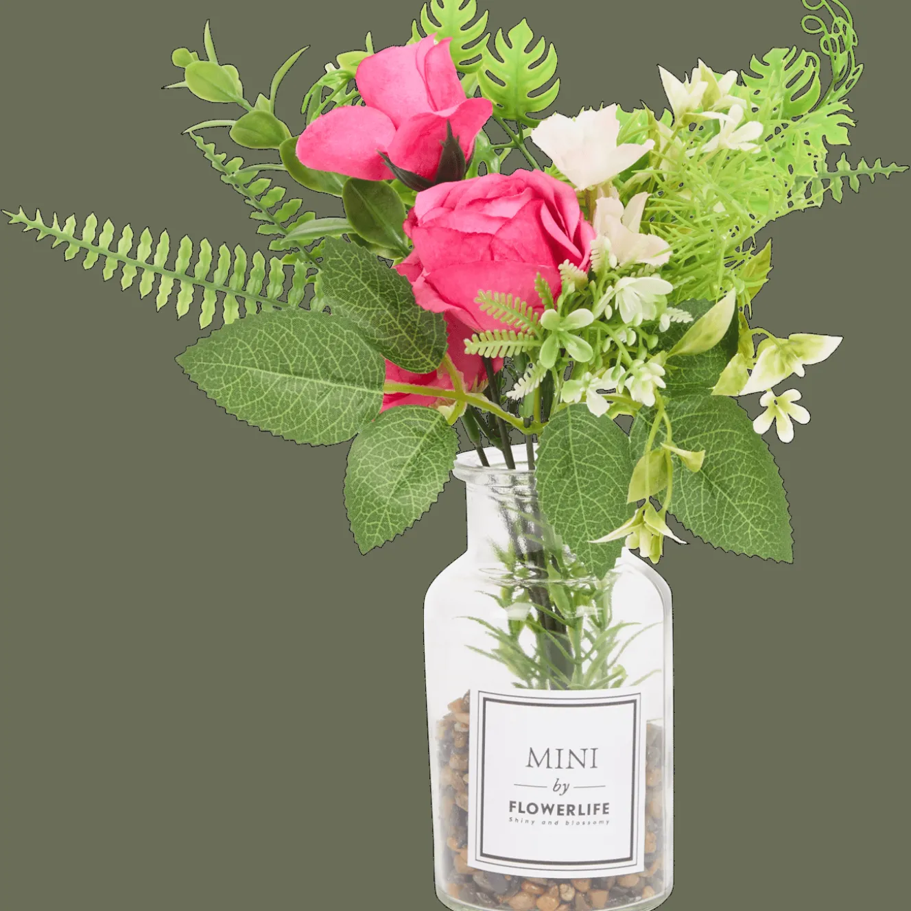 Action Kunstpflanzen & -Blumen<Künstliche Blumen in Glasflasche
