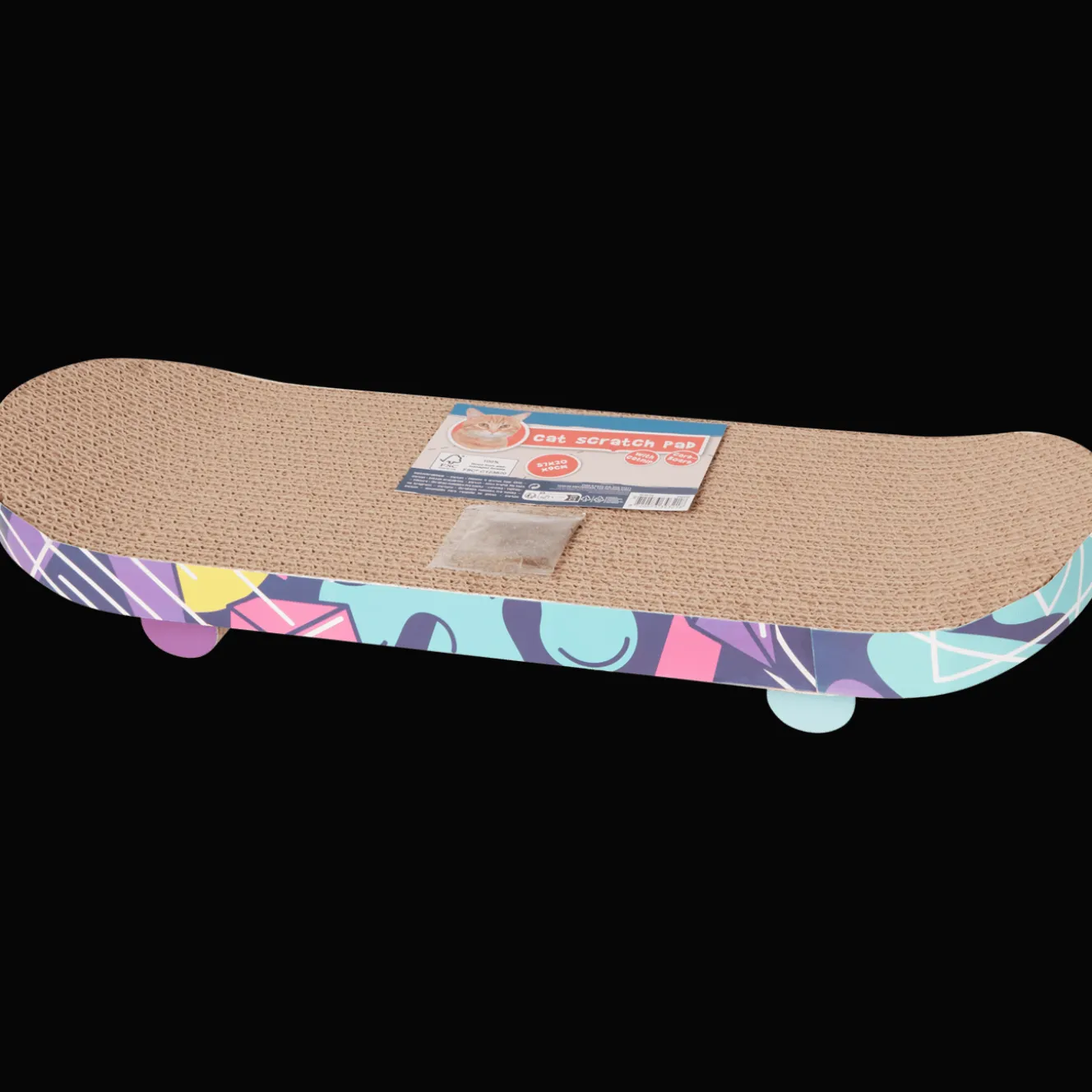 Action Spielzeug<Kratzkarton Skateboard