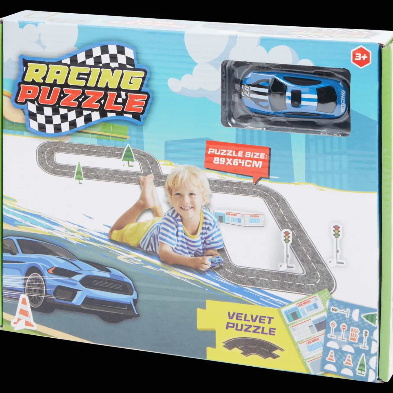 Action Spiele<Rennbahn-Puzzle