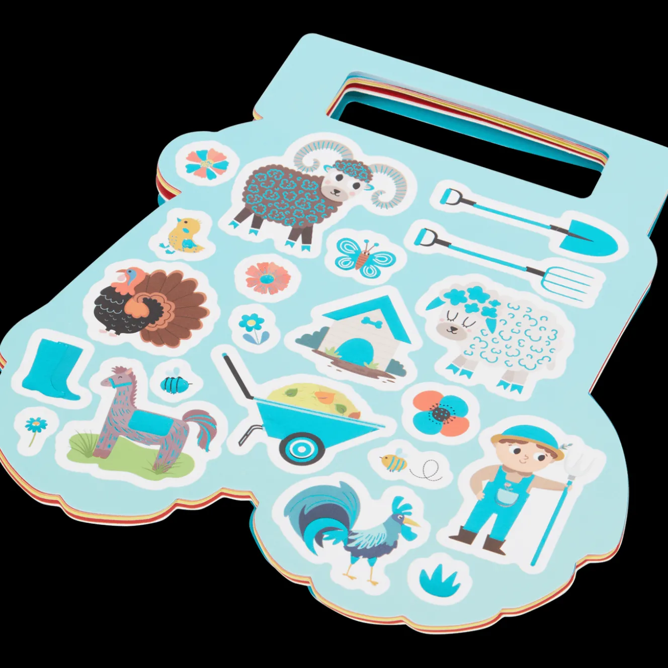 Action Basteln<Stickerbuch