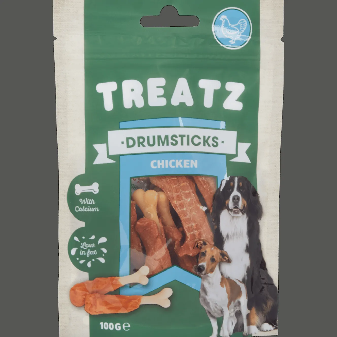 Action Futtermittel<Treatz Hundesnacks Huhn