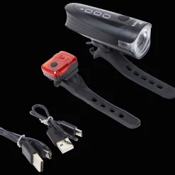 Walfort Fahrradzubehör<Set mit aufladbaren Fahrradlampen