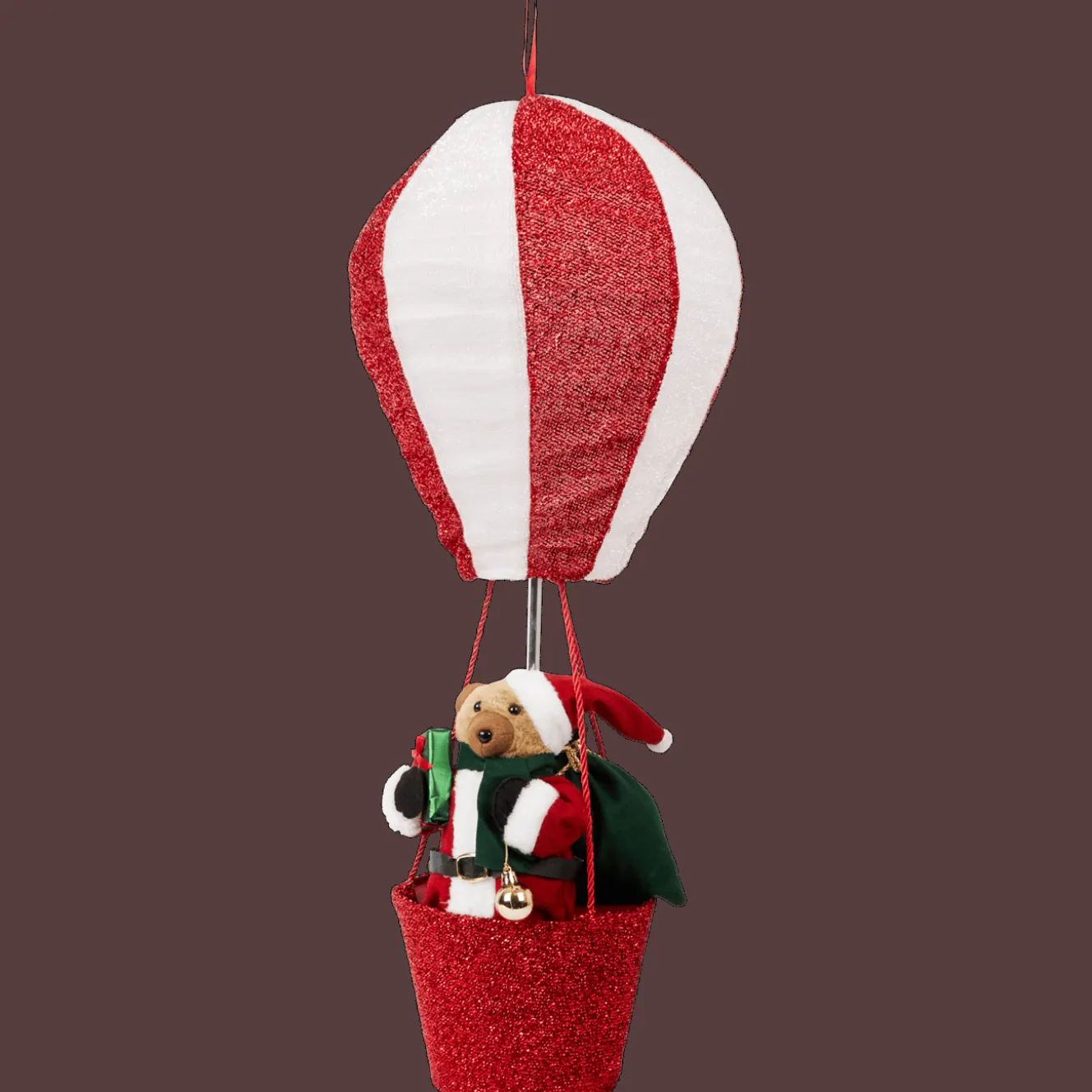 Action Saisondekoration<Weihnachtsfigur im Heißluftballon